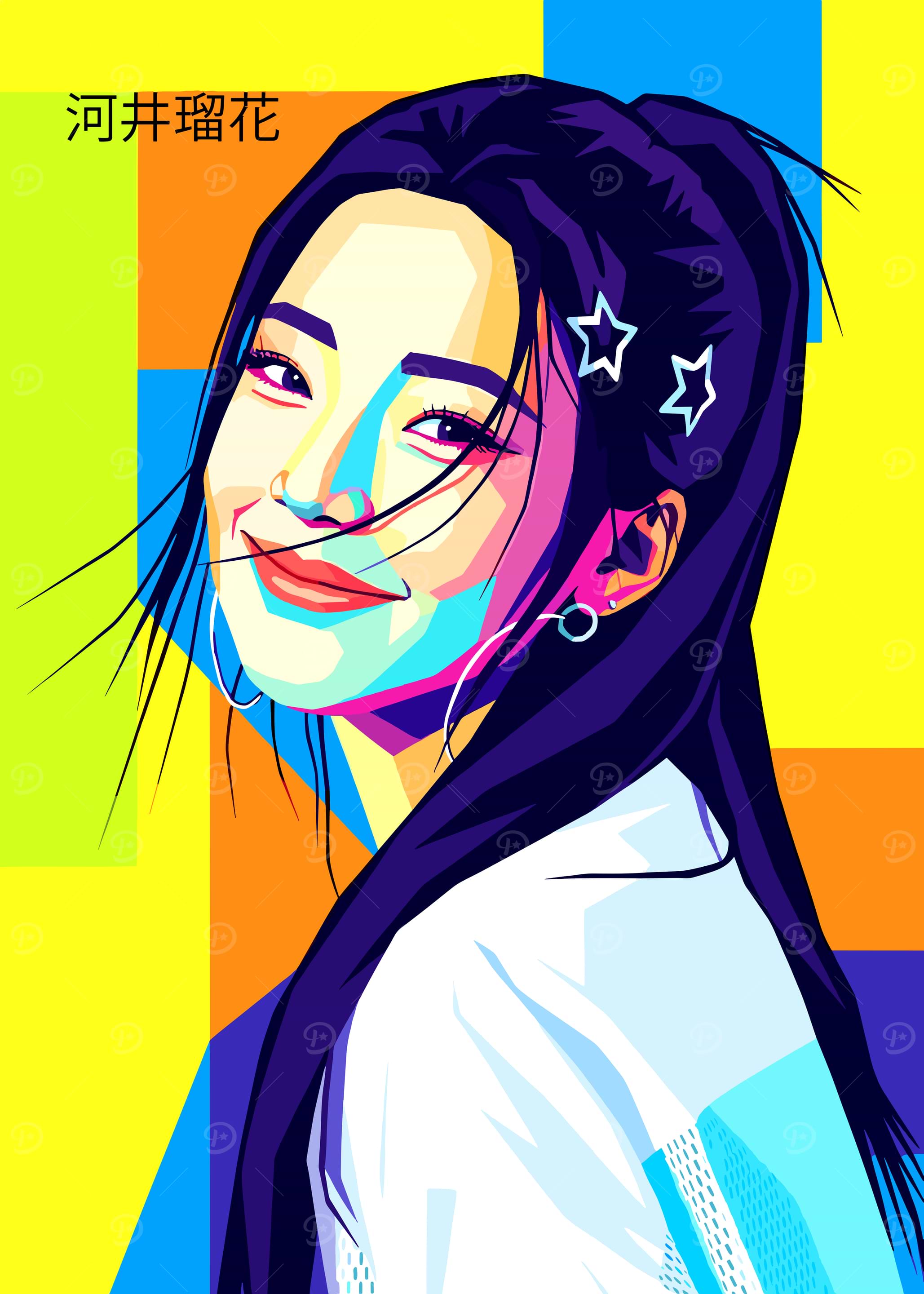 Ruka Xing 原画　一点もの　unique Ruka Posters Online - Shop Unique Metal Prints, Pictures