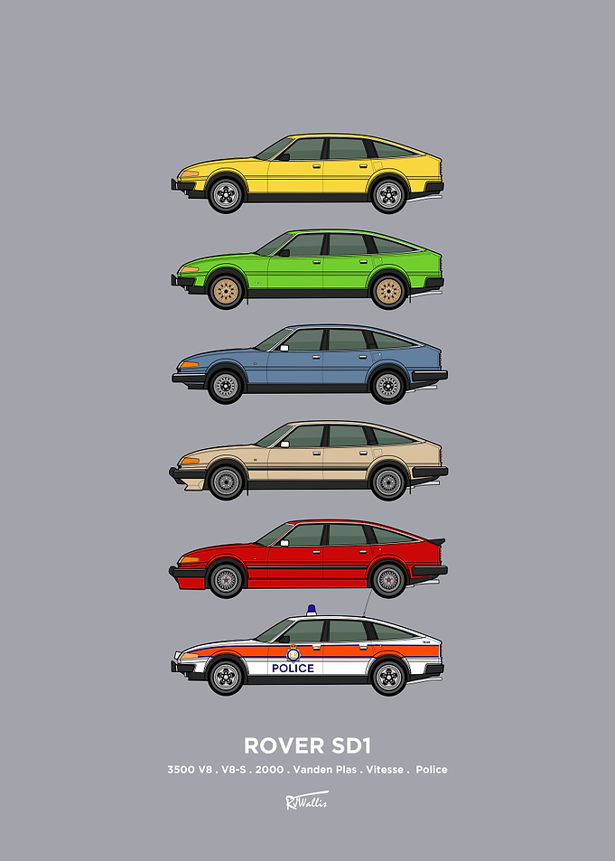 Rover SD1 Car Collection