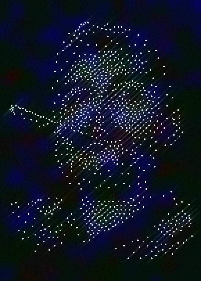 dots art inspirational figure