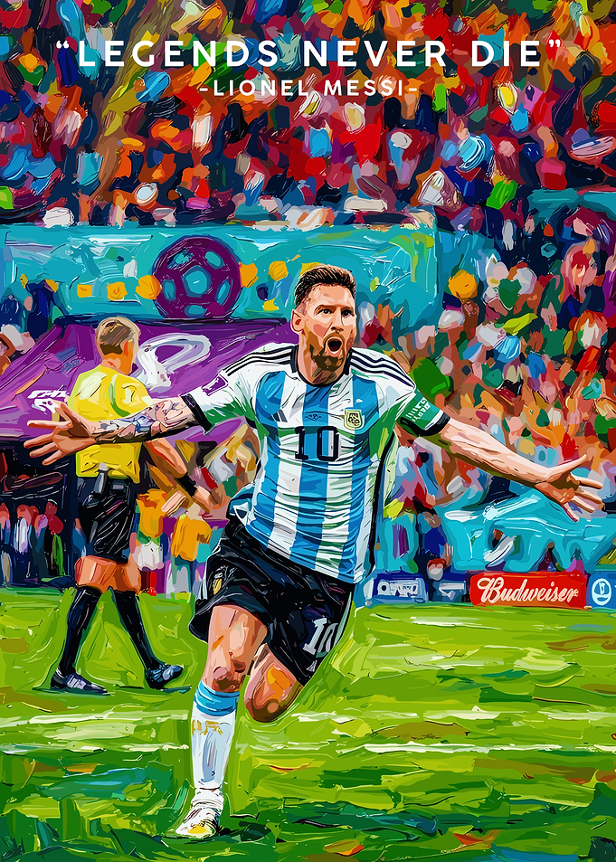 Lionel Messi 'Legends Never Die'