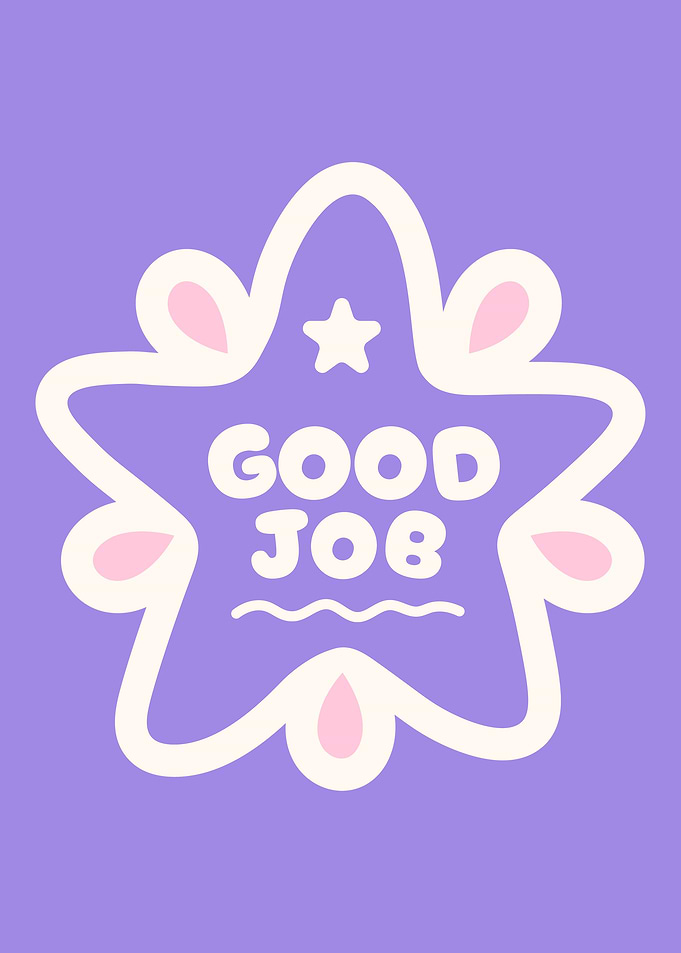 Good Job Star Badge