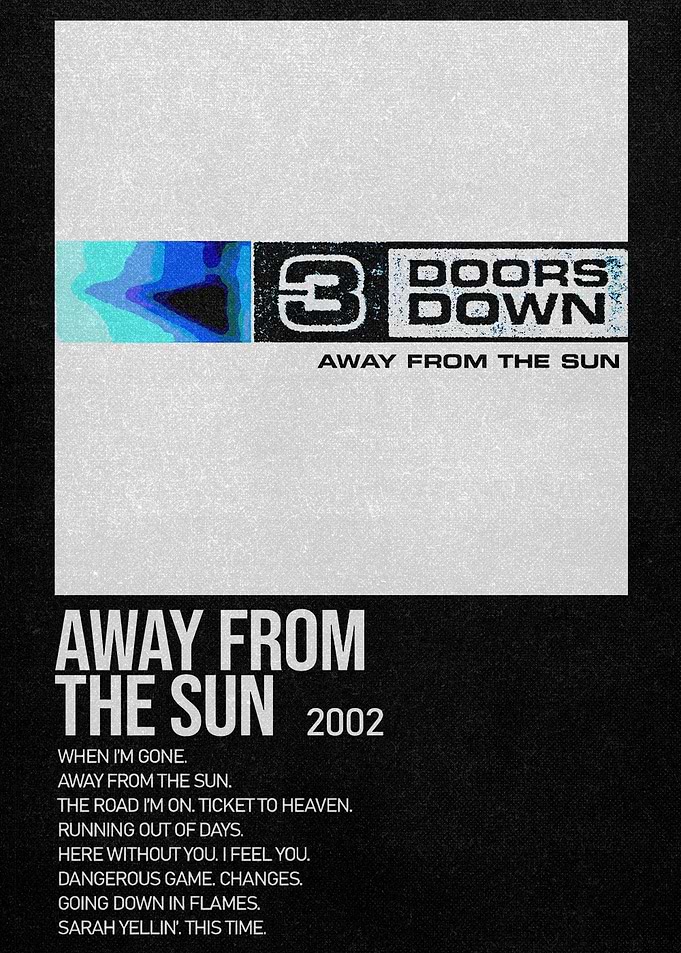 3 Doors Down Away From The Sun Album Art