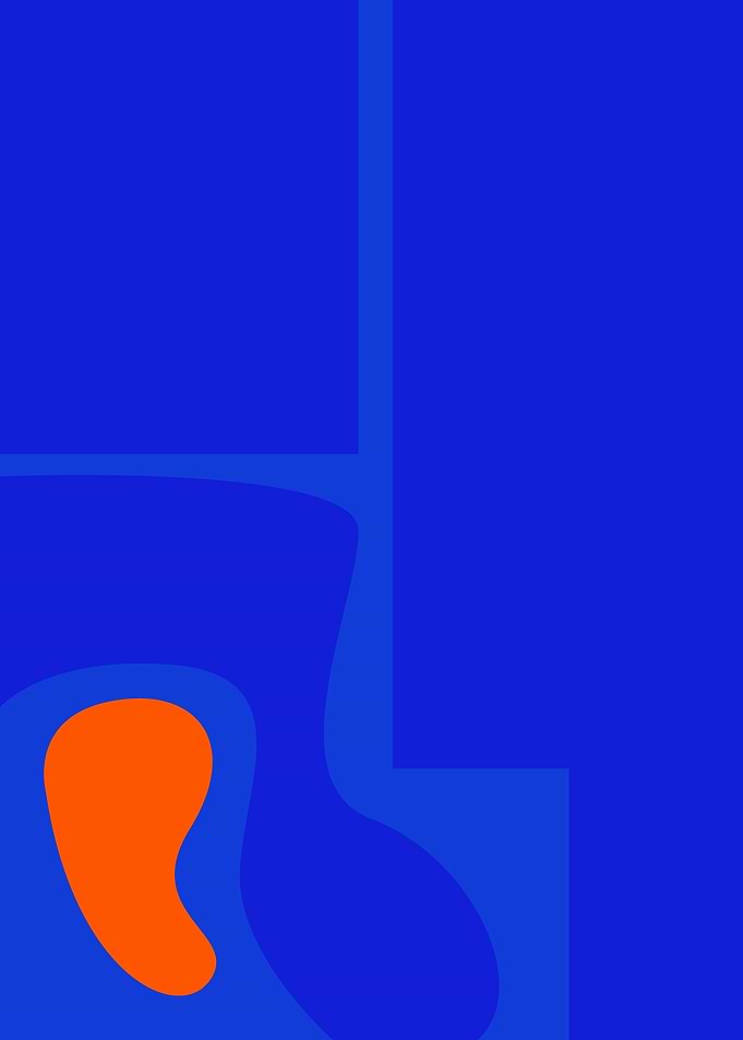 Energetic Abstract Blue