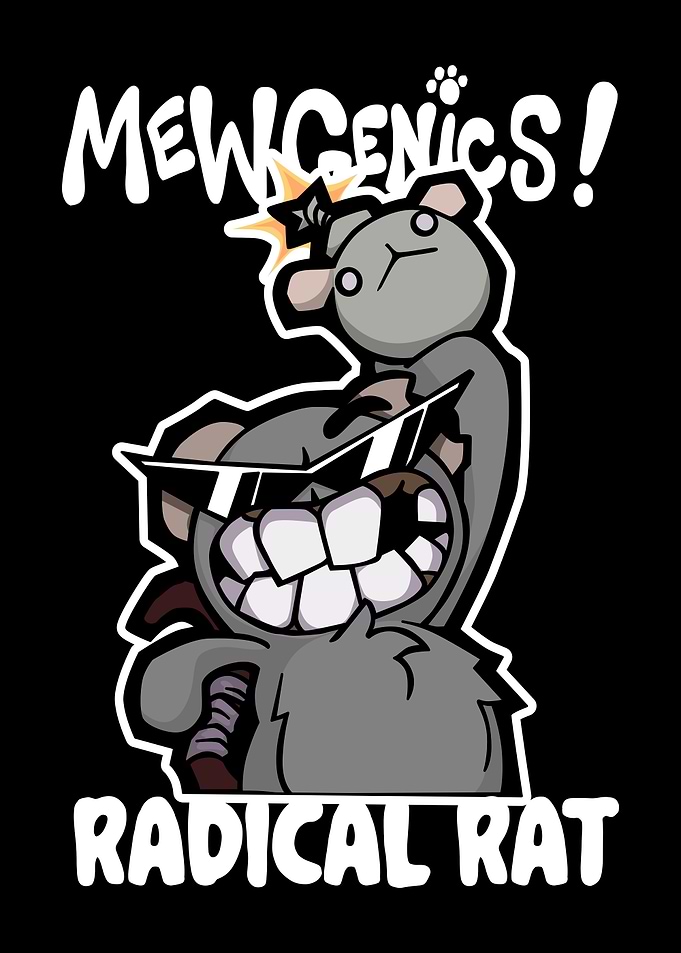 Mewgenics Radical Rat Poster