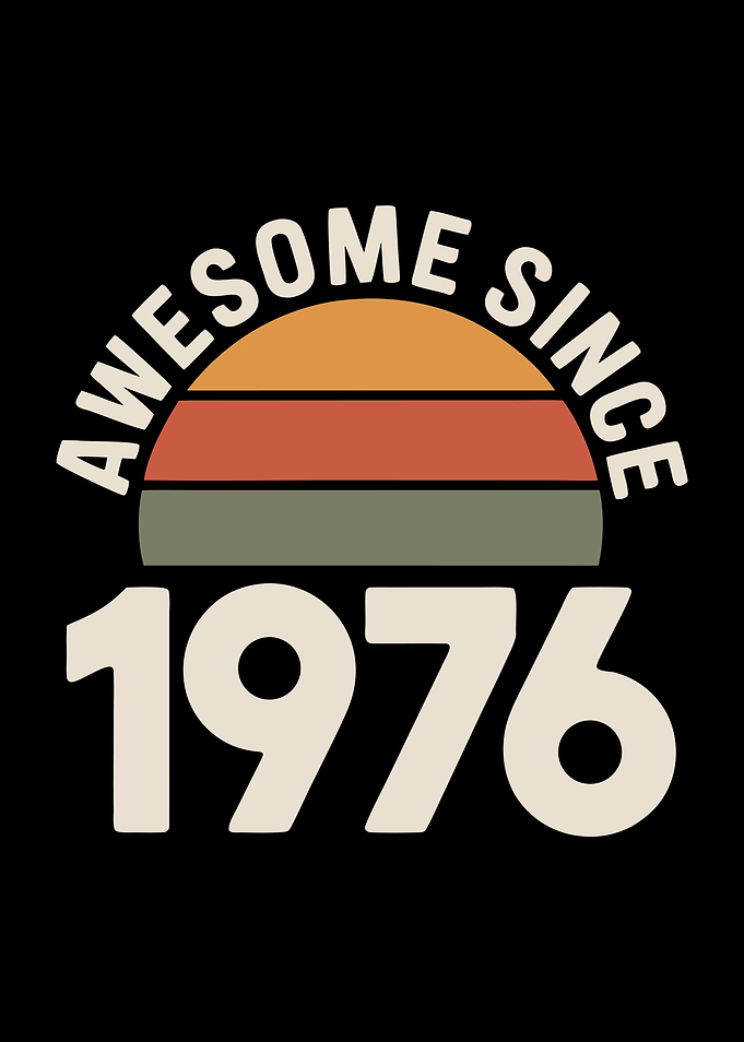 Awesome Since 1976 Birthday