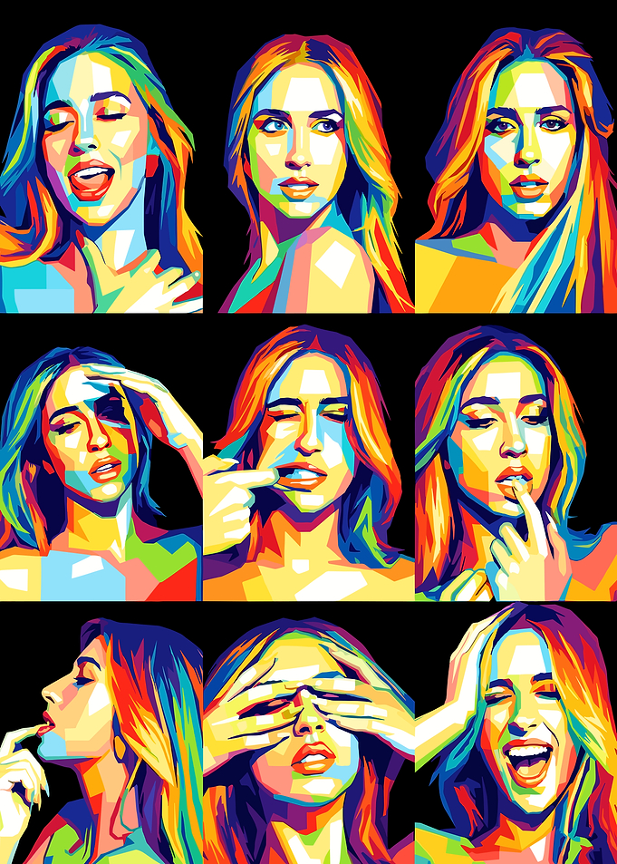 Tate McRae Pop Art Portrait