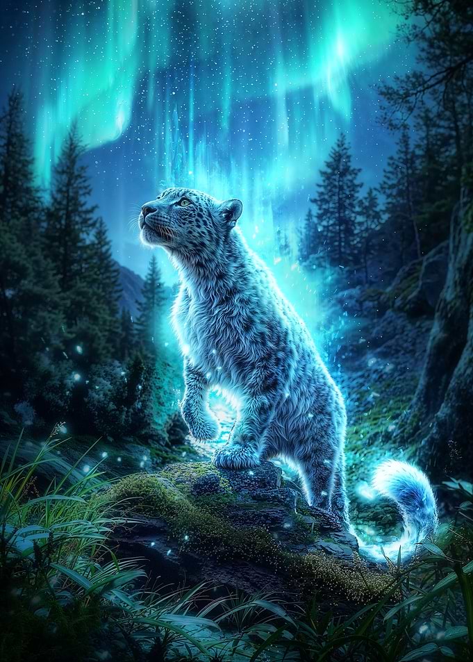 Aurora Snow Leopard