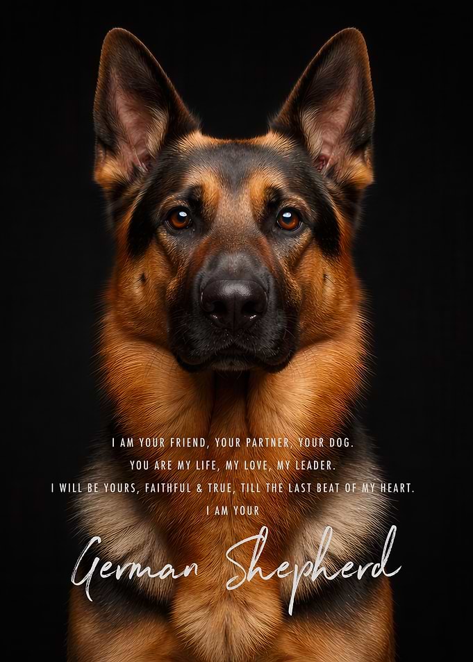 I Am Your German Shepherd Dog Quote