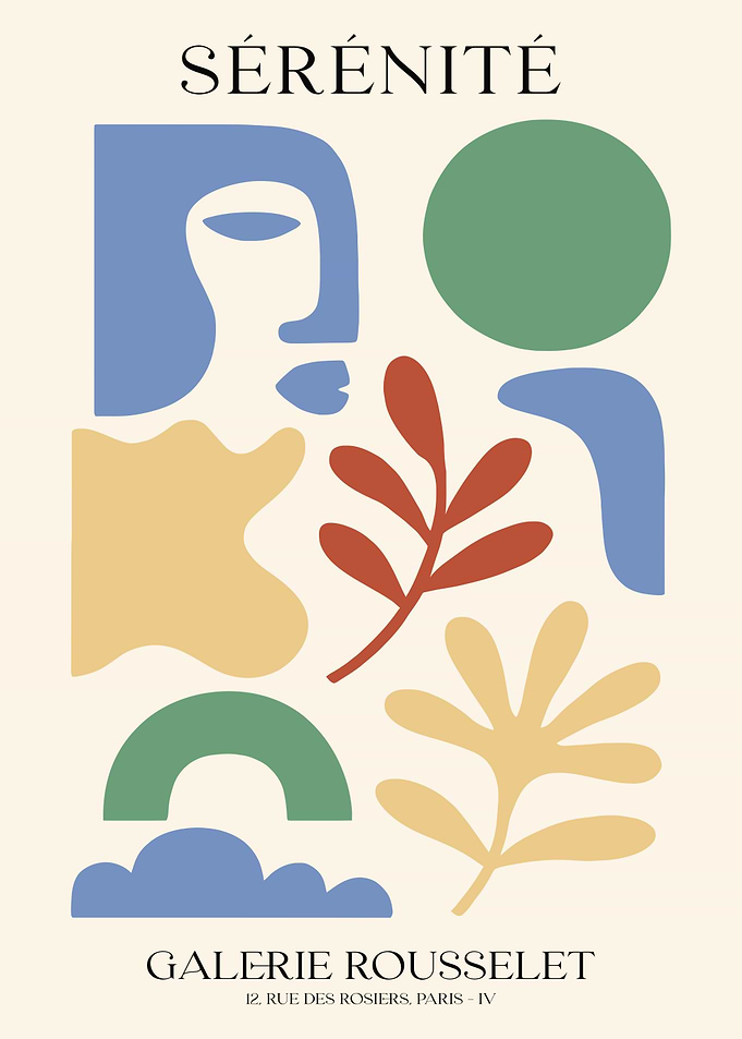 Abstract Matisse-style Poster