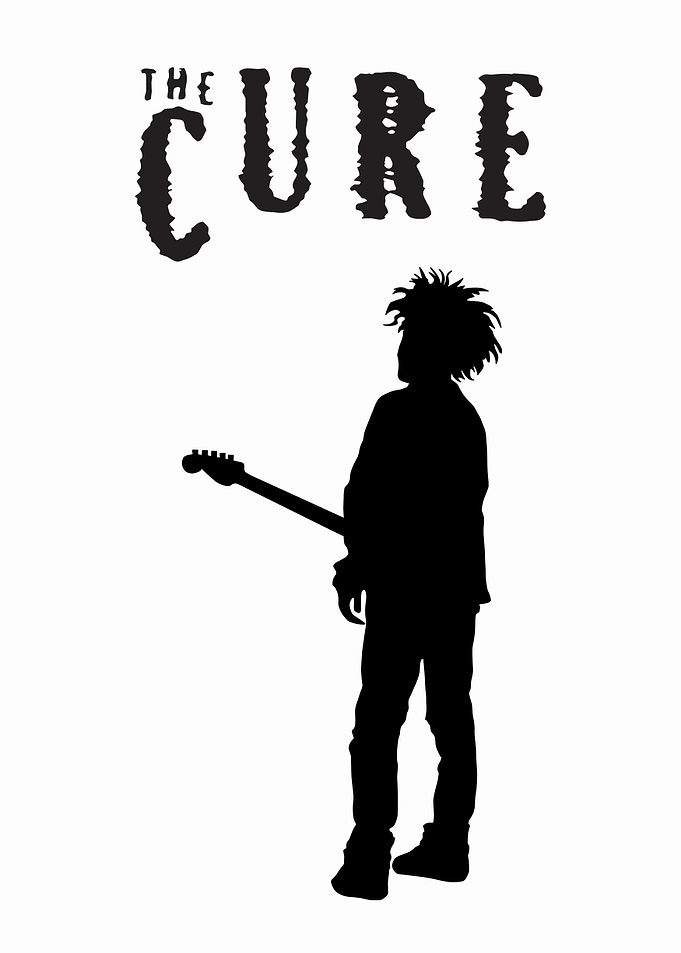 The Cure Band Silhouette