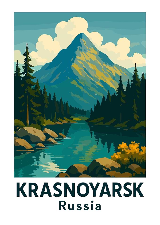 Krasnoyarak Russia Mountain Landscape