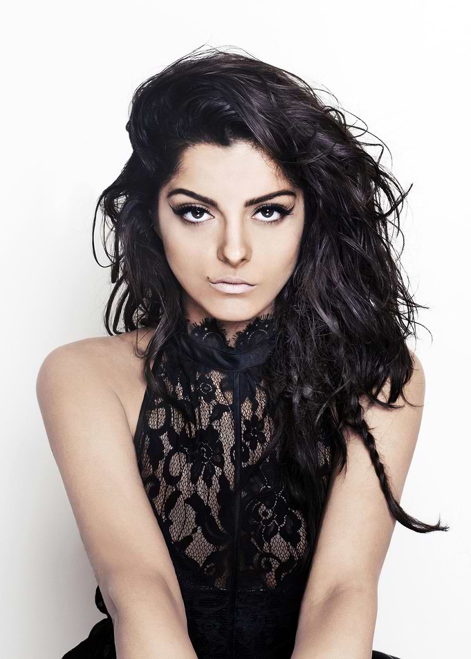 Bebe Rexha Black Lace Top