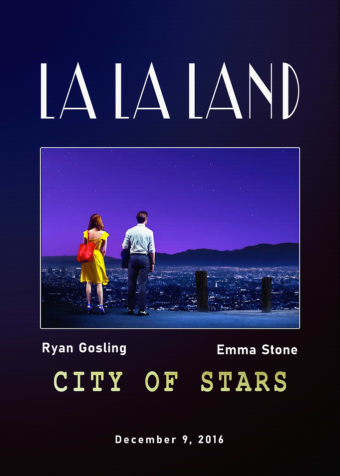 La La Land City of Stars Poster