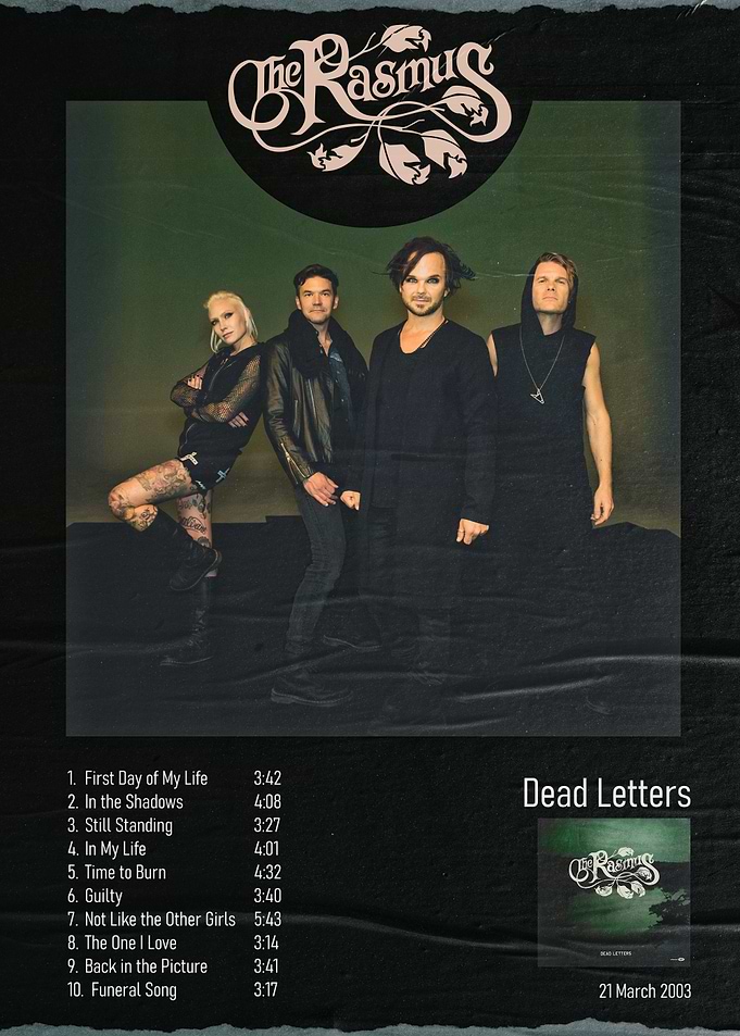 The Rasmus Dead Letters Album Art