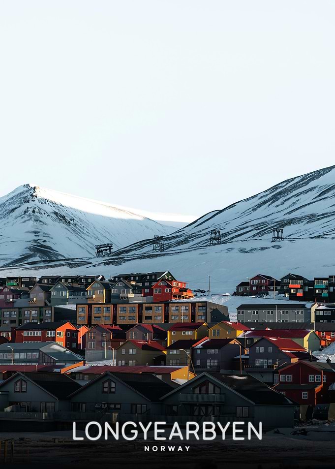 Longyearbyen Norway Colorful Houses
