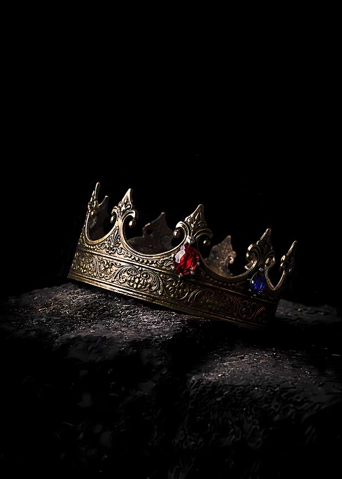 Ornate Golden Crown with Jewels