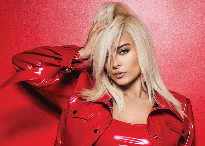 Bebe Rexha in Red Latex