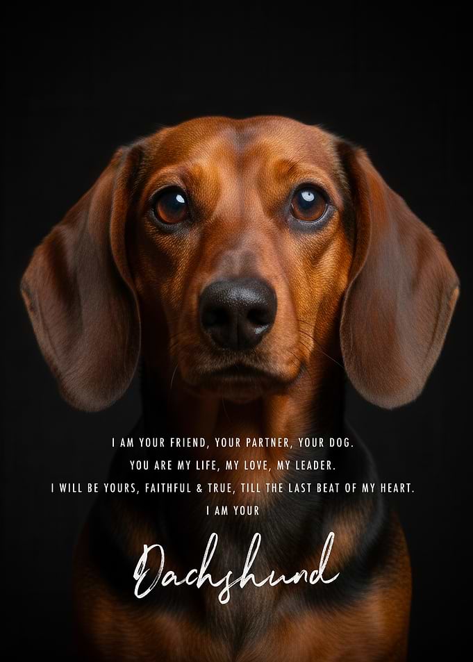 I Am Your Dachshund Dog Quote