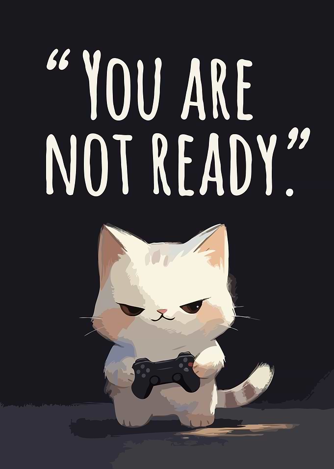 Grumpy Cat Gamer 'You Are Not Ready'