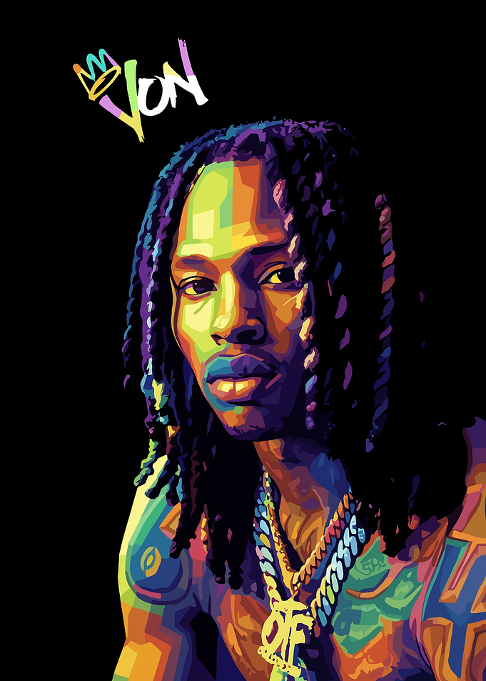 King Von Pop Art Portrait