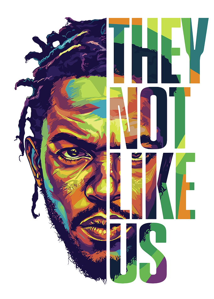 Kendrick Lamar 'They Not Like Us' Portrait