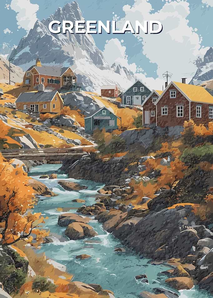 Greenland Village in Autumn