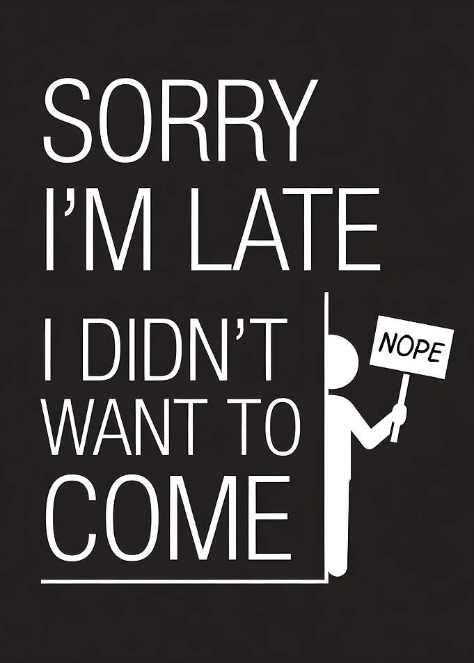 Sorry I'm Late, I Didn't Want to Come