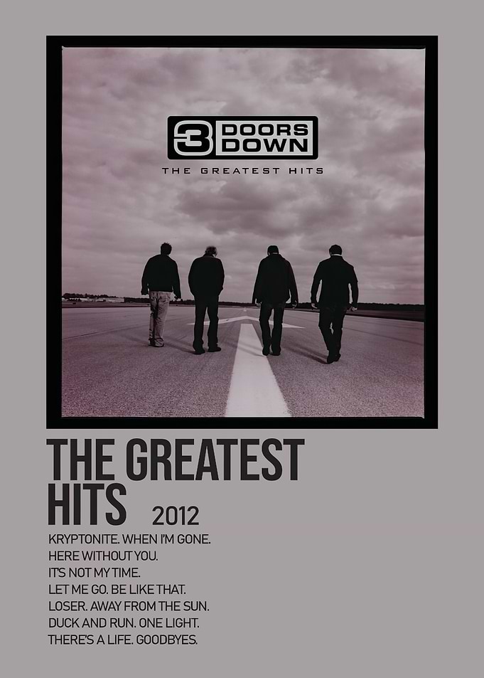 3 Doors Down Greatest Hits Album Cover