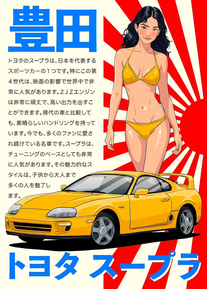 Toyota Supra MK4 Poster
