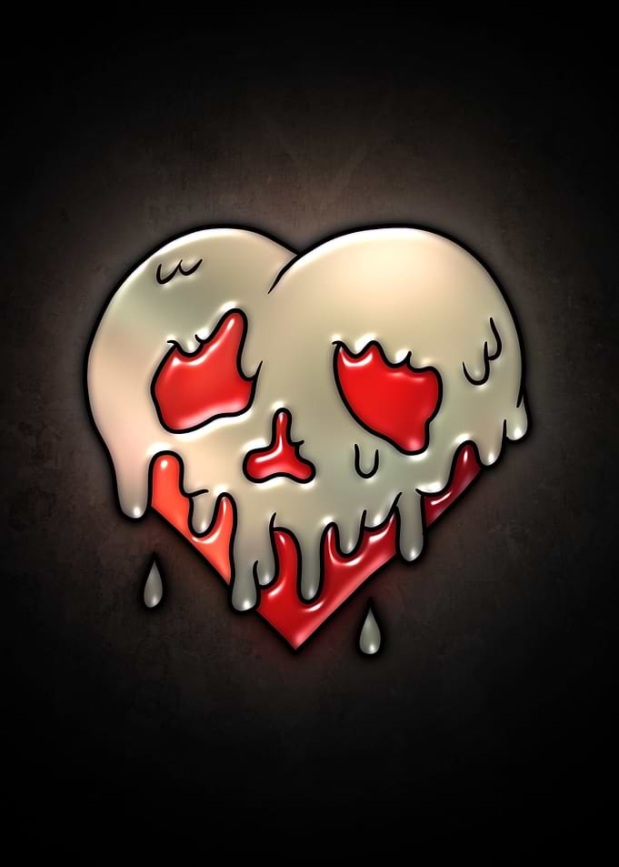 Melting Heart Illustration