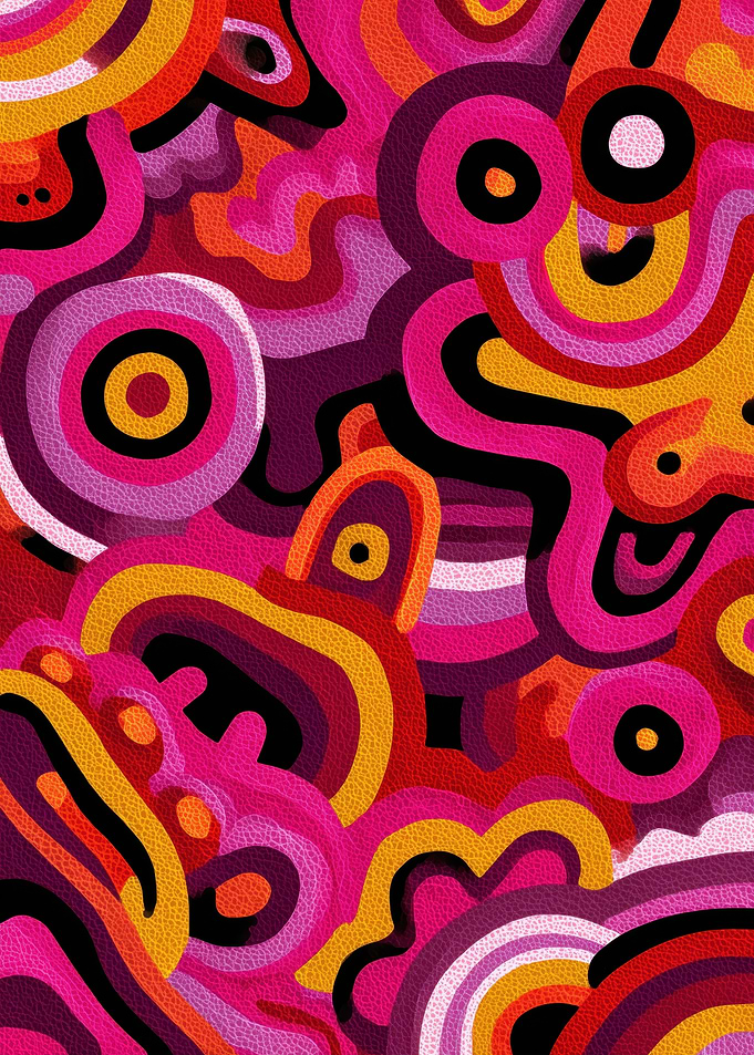 Psychedelic Abstract Pattern