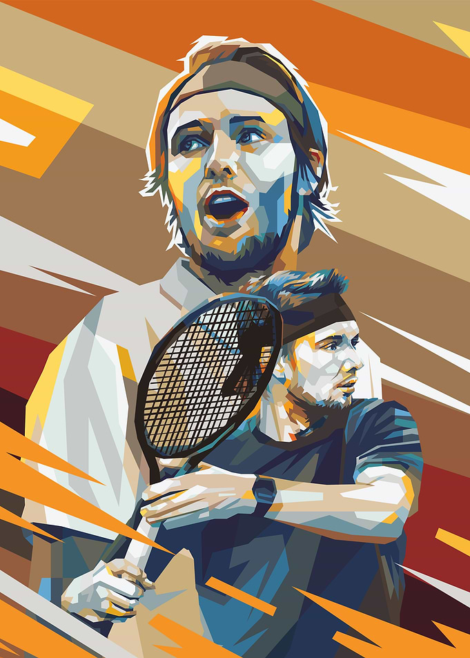 Alexander Bublik's illustrations in a colorful style