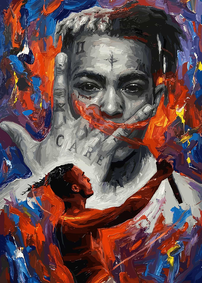 XXXTentacion Portrait Painting