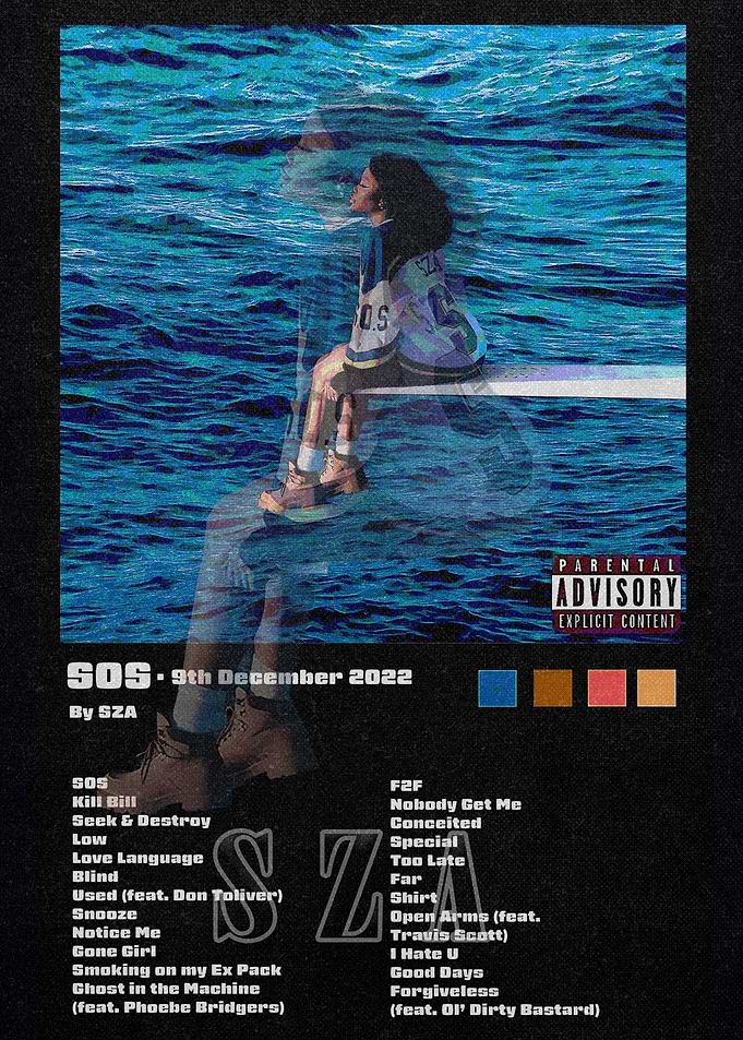 SZA SOS Album Cover