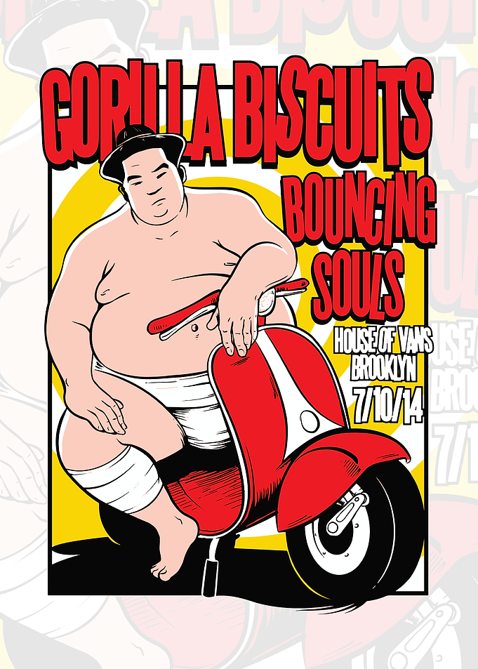 Gorilla Biscuits Bouncing Souls Sumo Scooter