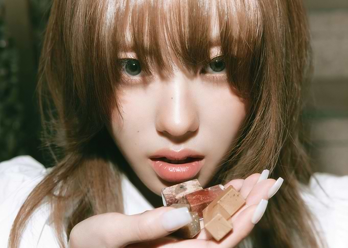 Close-up of a narai koko holding stones