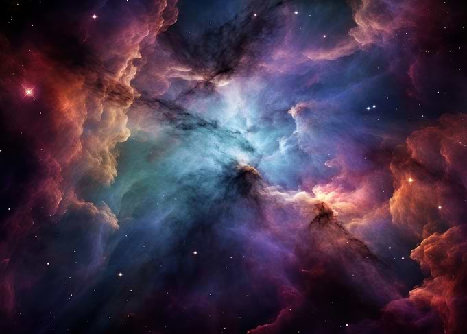 Vibrant Nebula in Deep Space