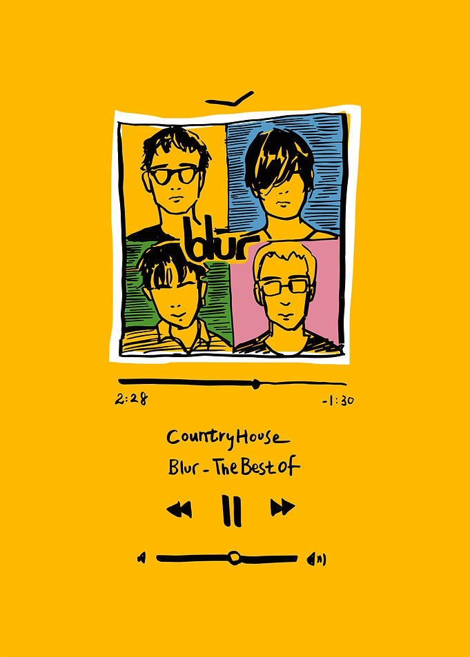 Blur Country House Album Art