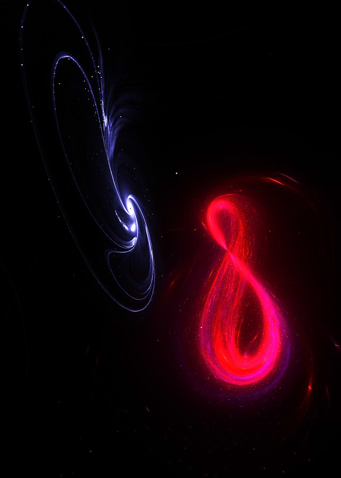 Abstract Cosmic Swirls