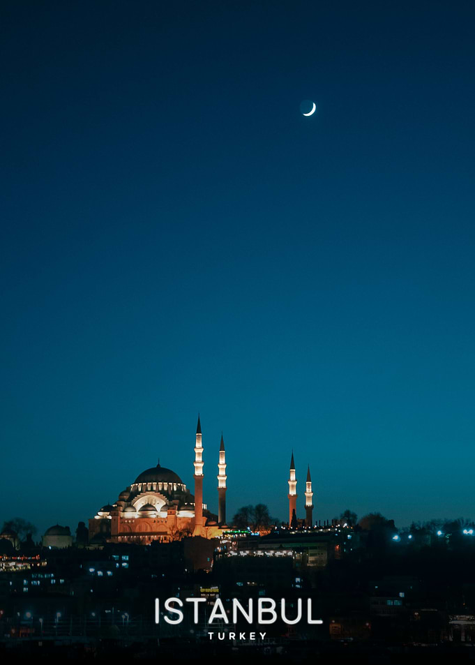 Istanbul Cityscape at Night