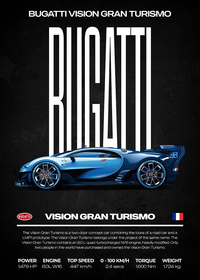 Bugatti Vision Gran Turismo Concept Car