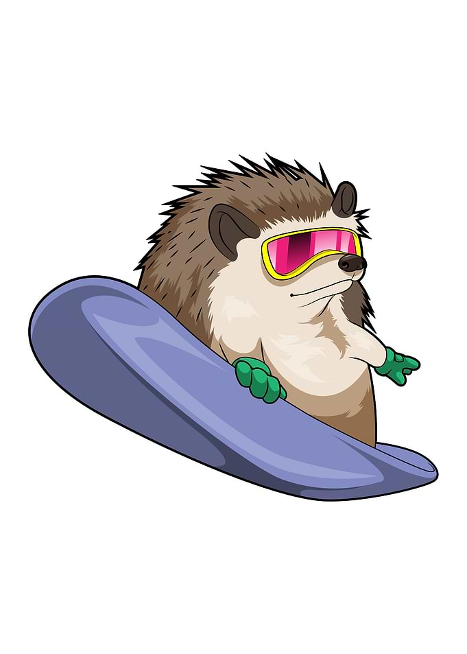 Hedgehog Snowboard