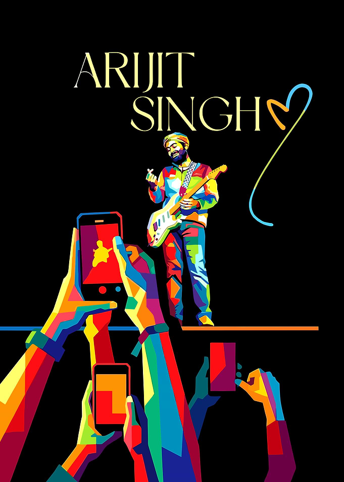 Arijit Singh Pop Art