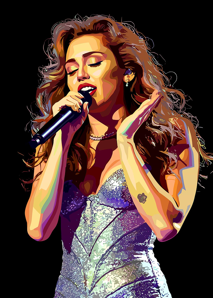 Miley Cyrus Performing Live