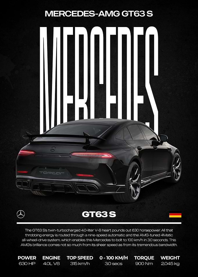 Mercedes-AMG GT63 S Poster