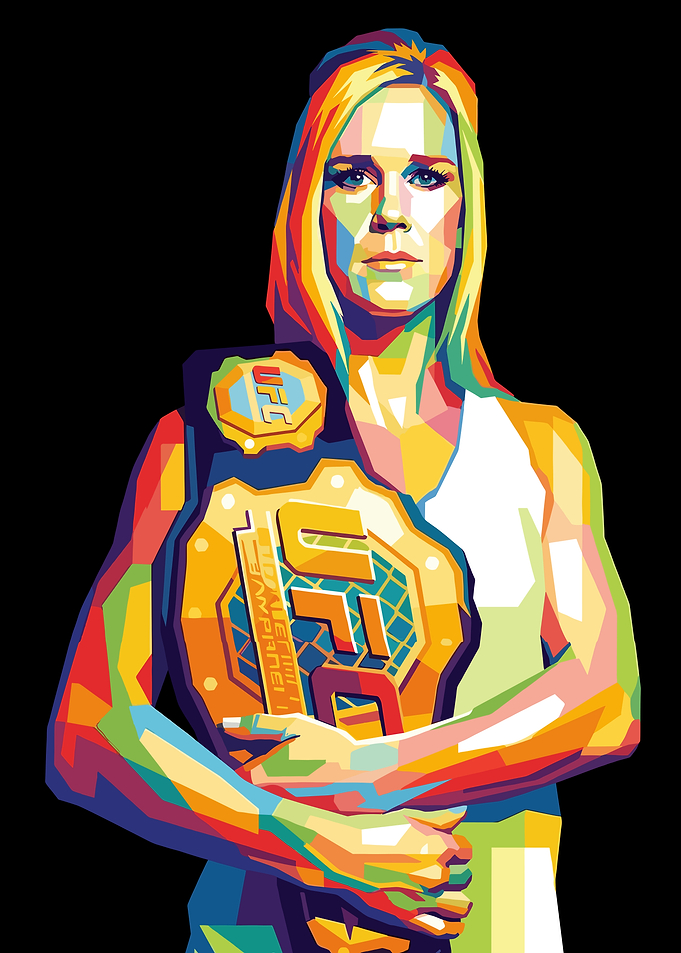 Holly Holm UFC Champion with Belt