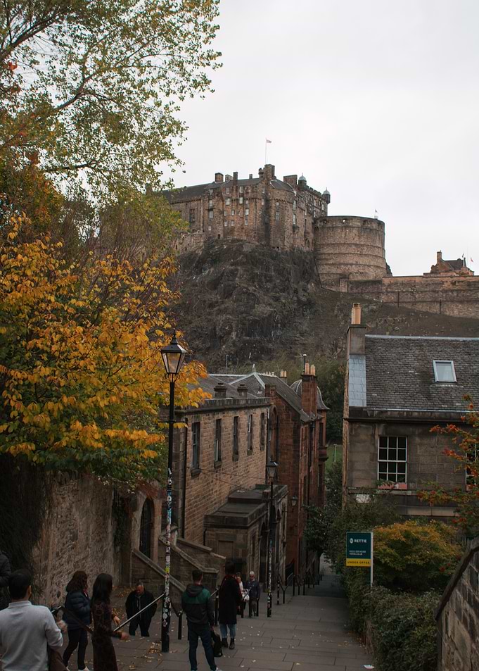 Edinburgh Castle and Old Town Street