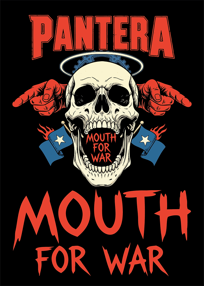 Pantera Mouth for War Skull