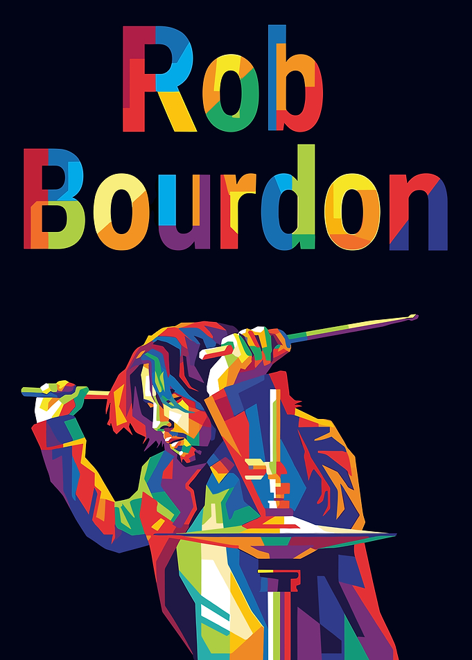 Rob Bourdon Pop Art Portrait