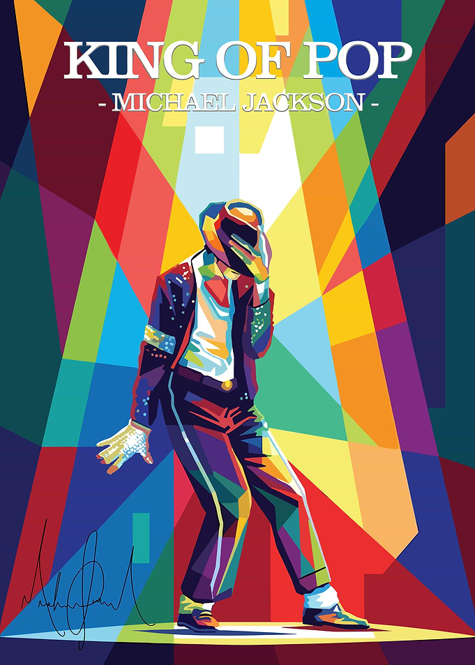 Michael Jackson King of Pop Art